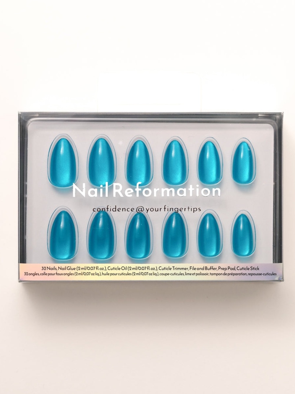 2 for $24 - Nail Reformation Press-On Nails - Ocean Jewel